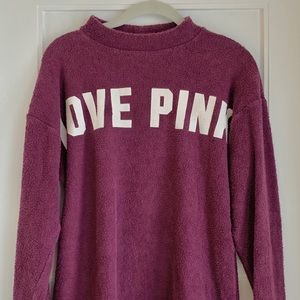 Pink Turtleneck Sweater